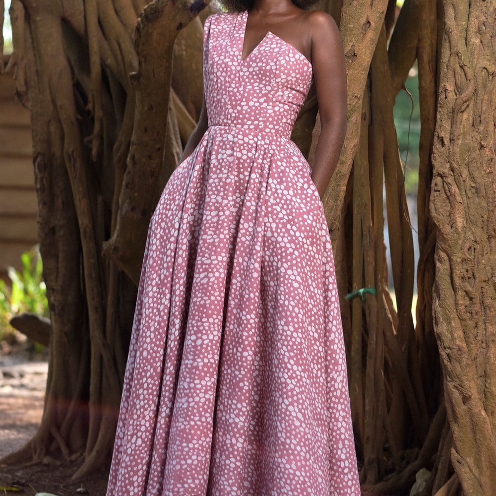 SIKA designs Asymmetric Batik Dress. UK 12/US 8. Never worn.